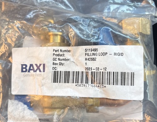 Baxi boiler filling - baxi, kit